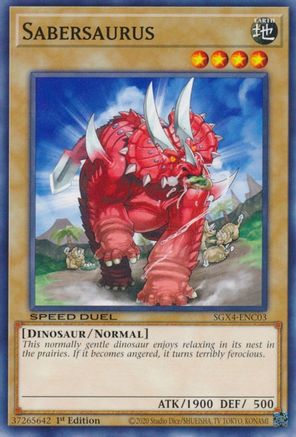 Sabersaurus [SGX4-ENC03] Common