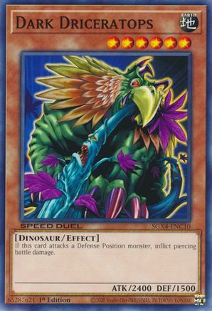 Dark Driceratops [SGX4-ENC10] Common
