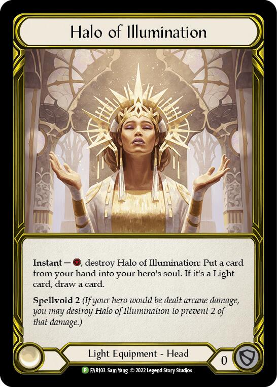 Halo of Illumination (Golden) [FAB103] (Promo)  Cold Foil