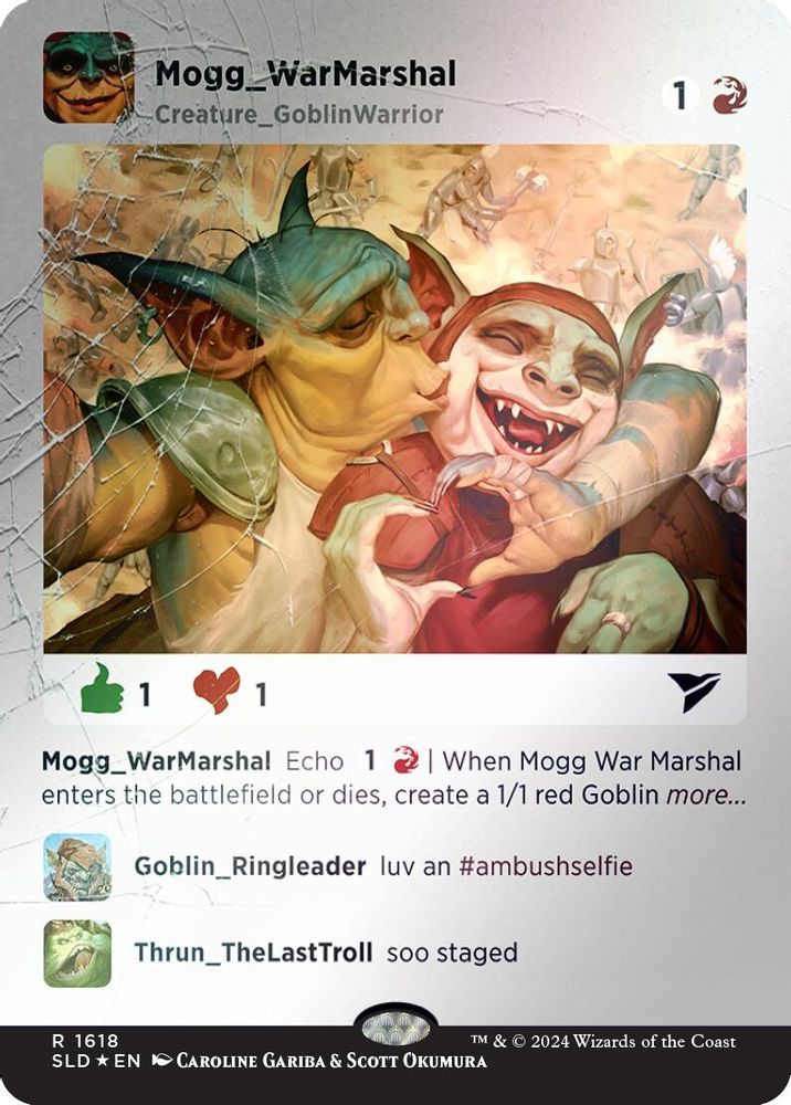 Mogg War Marshal (Rainbow Foil) [Secret Lair Drop Series]
