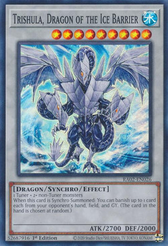 Trishula, Dragon of the Ice Barrier [RA02-EN026] Super Rare