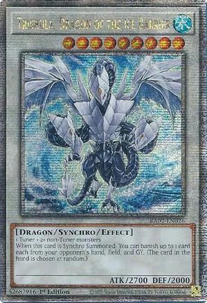 Trishula, Dragon of the Ice Barrier (Quarter Century Secret Rare) [RA02-EN026] Quarter Century Secret Rare