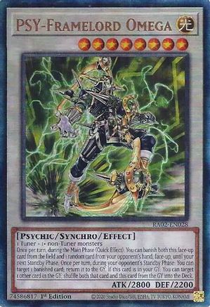 PSY-Framelord Omega (PUR) [RA02-EN028] Prismatic Ultimate Rare