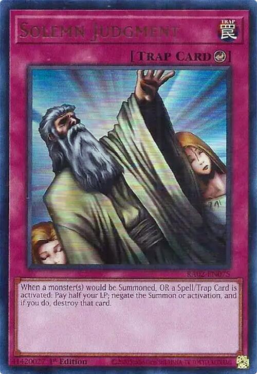 Solemn Judgment (UR) [RA02-EN075] Ultra Rare