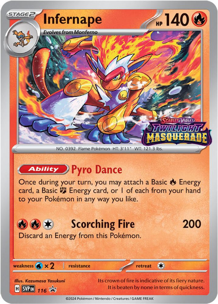 Infernape (116) [Scarlet & Violet: Black Star Promos]