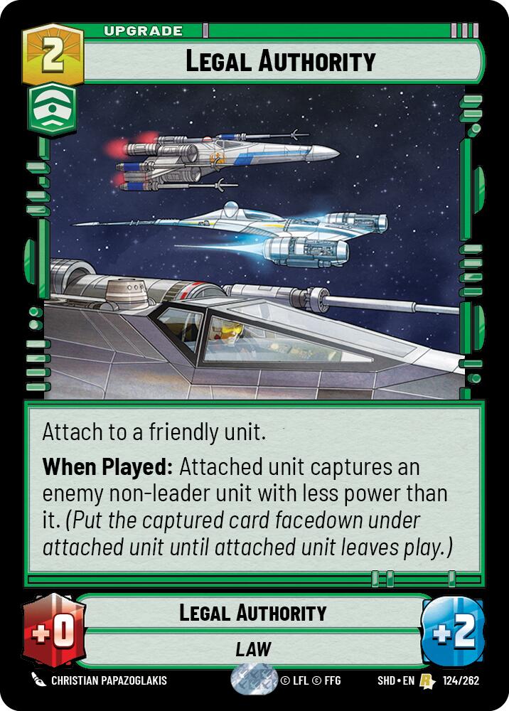Legal Authority (124/262) (124/262) [Shadows of the Galaxy]