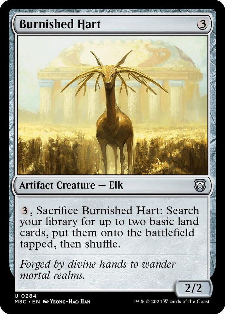 Burnished Hart (Ripple Foil) (M3C-284) - Modern Horizons 3 Commander Foil