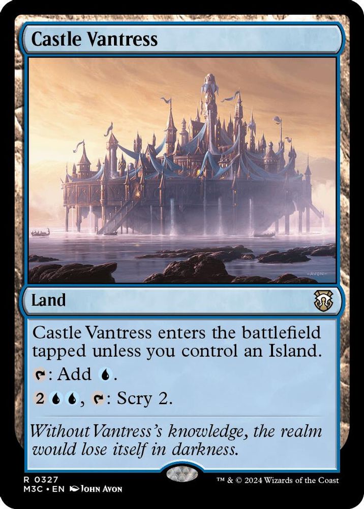 Castle Vantress (Ripple Foil) [Modern Horizons 3 Commander]
