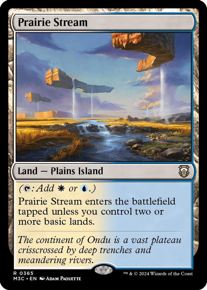 Prairie Stream (Ripple Foil) [Modern Horizons 3 Commander]