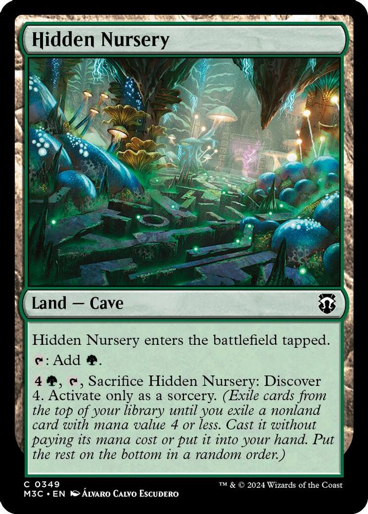 Hidden Nursery (Ripple Foil) (M3C-349) - Modern Horizons 3 Commander Foil