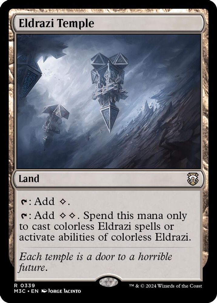 Eldrazi Temple (Ripple Foil) [Modern Horizons 3 Commander]