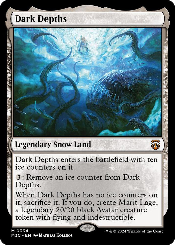 Dark Depths (Ripple Foil) (M3C-334) - Modern Horizons 3 Commander Foil