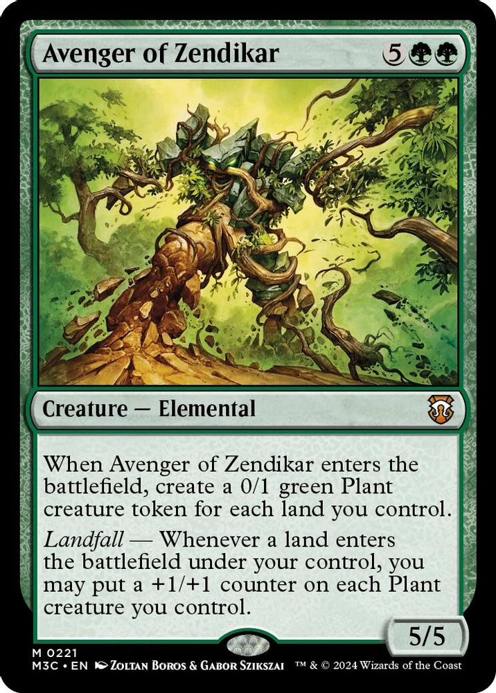 Avenger of Zendikar (Ripple Foil) [Modern Horizons 3 Commander]