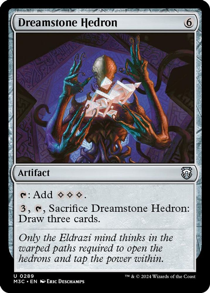 Dreamstone Hedron (Ripple Foil) (M3C-289) - Modern Horizons 3 Commander Foil
