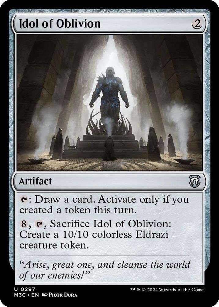 Idol of Oblivion (Ripple Foil) (M3C-297) - Modern Horizons 3 Commander Foil