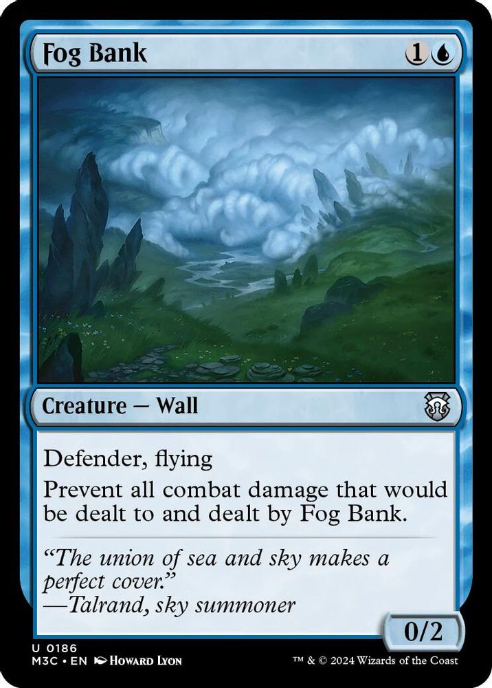 Fog Bank (Ripple Foil) [Modern Horizons 3 Commander]