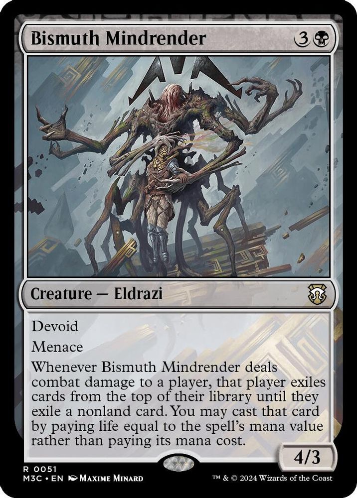 Bismuth Mindrender (Ripple Foil) (M3C-051) - Modern Horizons 3 Commander Foil