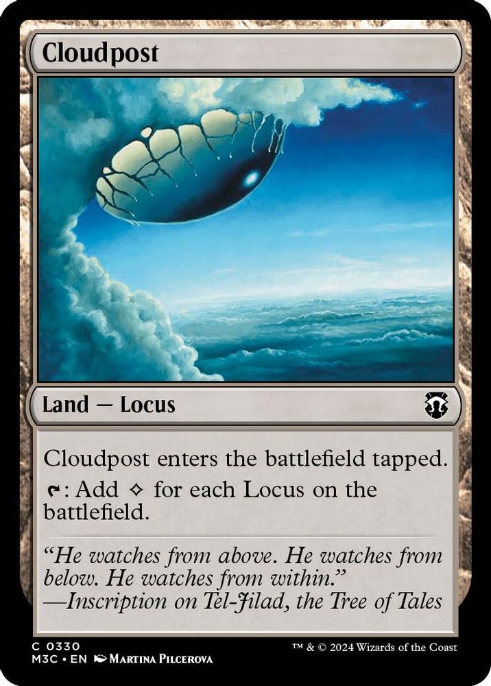 Cloudpost (Ripple Foil) [Modern Horizons 3 Commander]