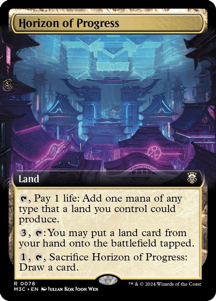 Horizon of Progress (Extended Art) (Ripple Foil) (M3C-078) - Modern Horizons 3 Commander Foil