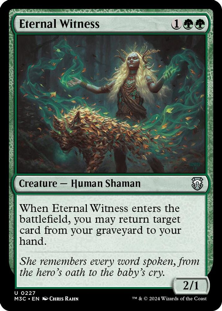 Eternal Witness (Ripple Foil) [Modern Horizons 3 Commander]