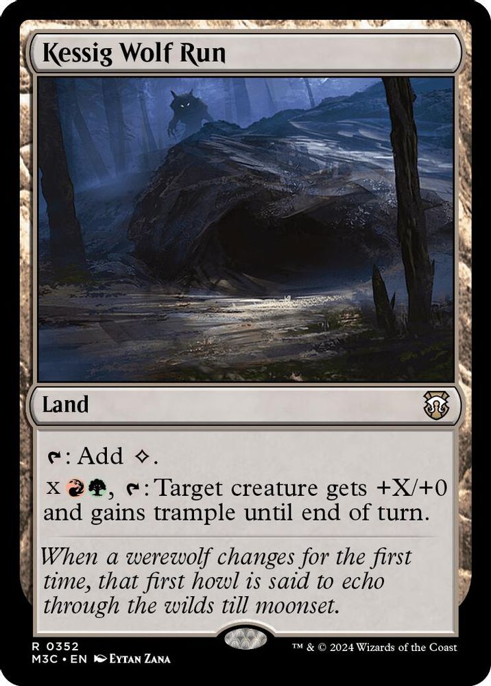 Kessig Wolf Run (Ripple Foil) [Modern Horizons 3 Commander]