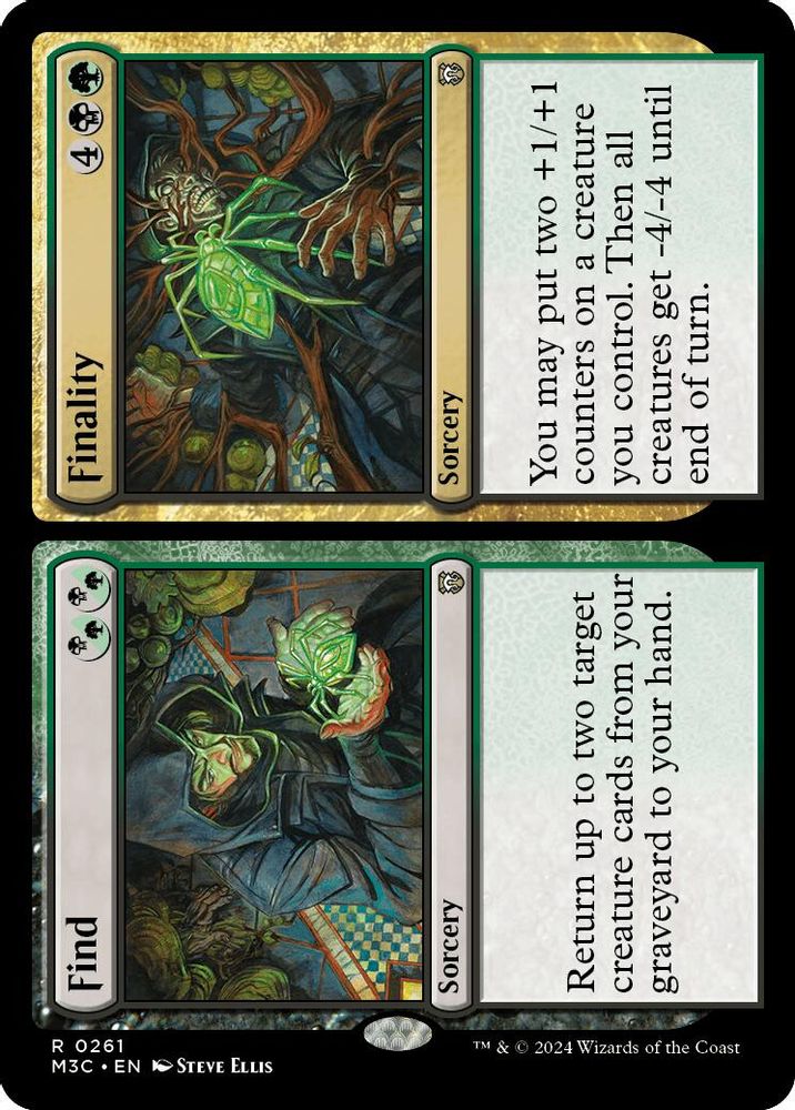 Find // Finality (Ripple Foil) (M3C-261) - Modern Horizons 3 Commander Foil