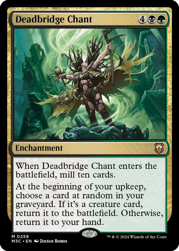 Deadbridge Chant (Ripple Foil) (M3C-258) - Modern Horizons 3 Commander Foil