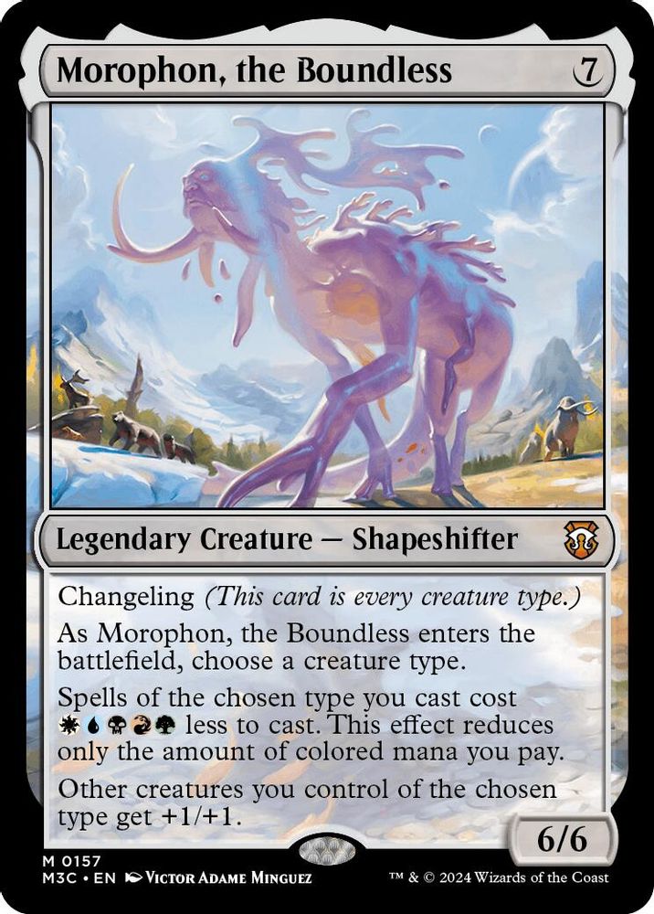 Morophon, the Boundless (Ripple Foil) (M3C-157) - Modern Horizons 3 Commander Foil