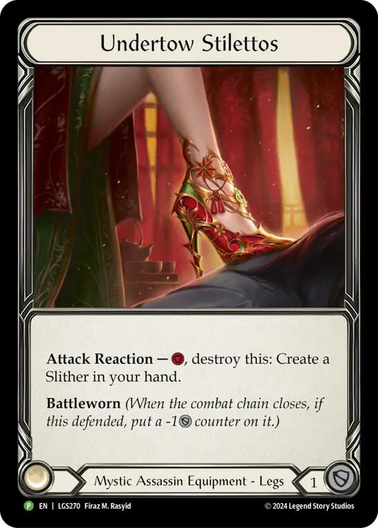 Undertow Stilettos [LGS270] (Promo)  Rainbow Foil