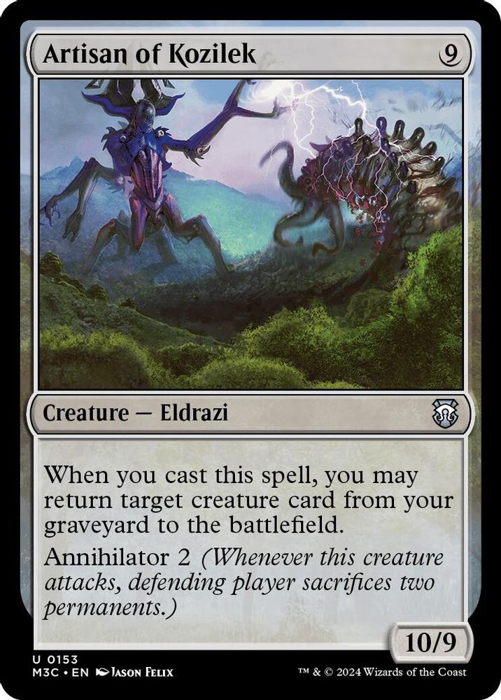 Artisan of Kozilek (Ripple Foil) (M3C-153) - Modern Horizons 3 Commander Foil