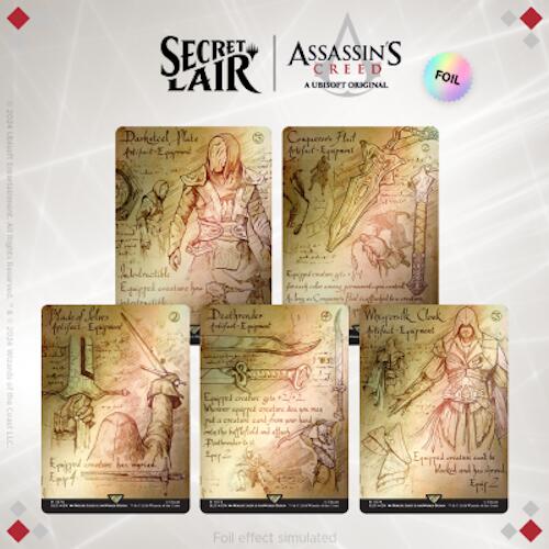 Secret Lair: Drop Series - Secret Lair x Assassin's Creed (Da Vinci's Designs - Foil Edition)
