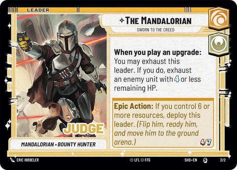 The Mandalorian - Sworn To The Creed (2/2) (Judge Promo) (2/2) [Shadows of the Galaxy Promos]