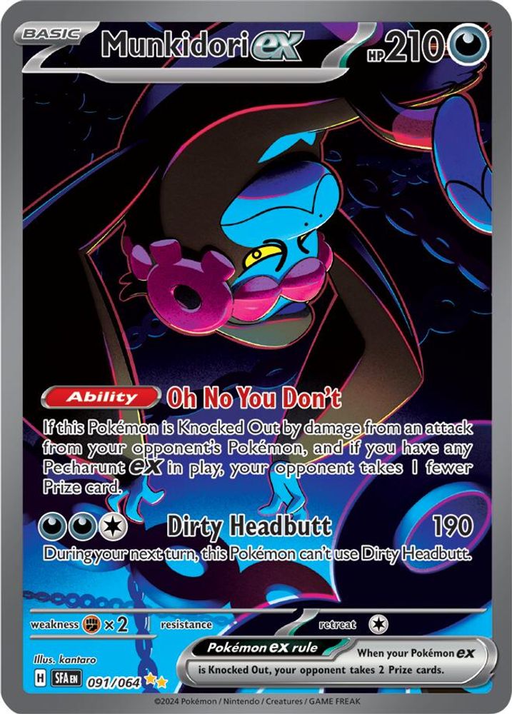 Munkidori ex (091/064) [Scarlet & Violet: Shrouded Fable]