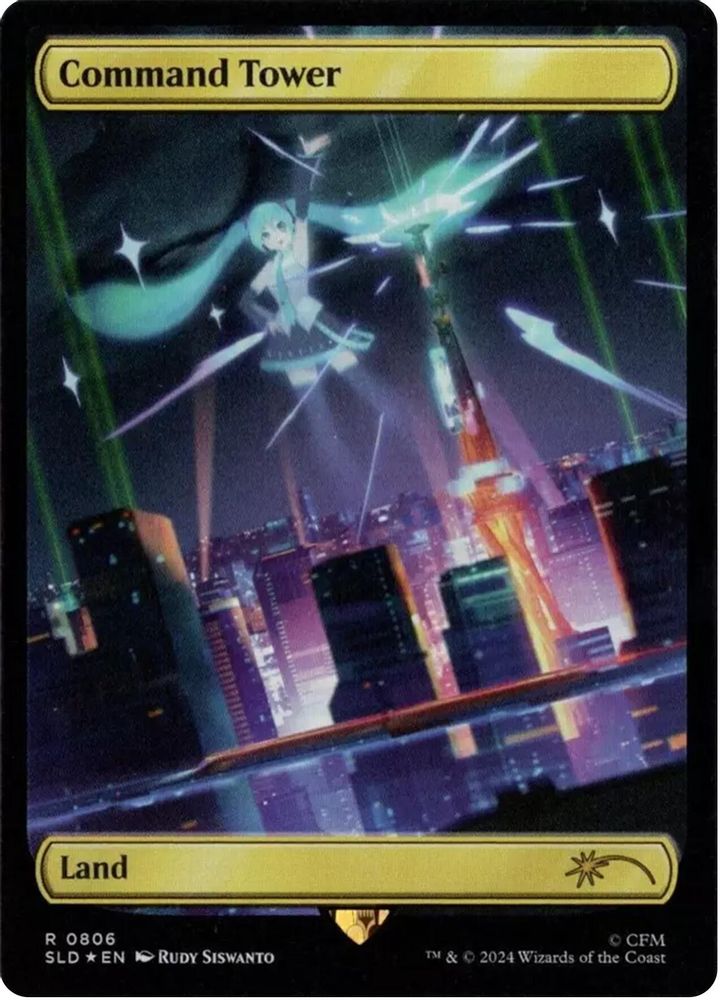 Command Tower (0806) (Rainbow Foil) [Secret Lair Drop Series]