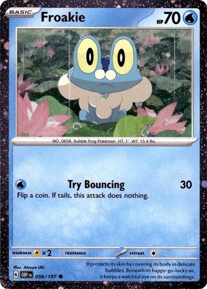 Froakie (056/197) (Cosmos Holo) [Scarlet & Violet: Obsidian Flames]