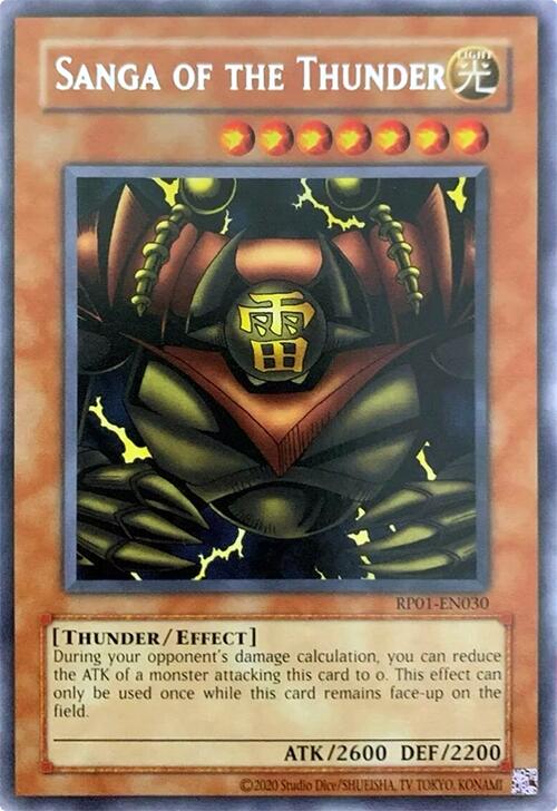 Sanga of the Thunder [RP01-EN030] Rare