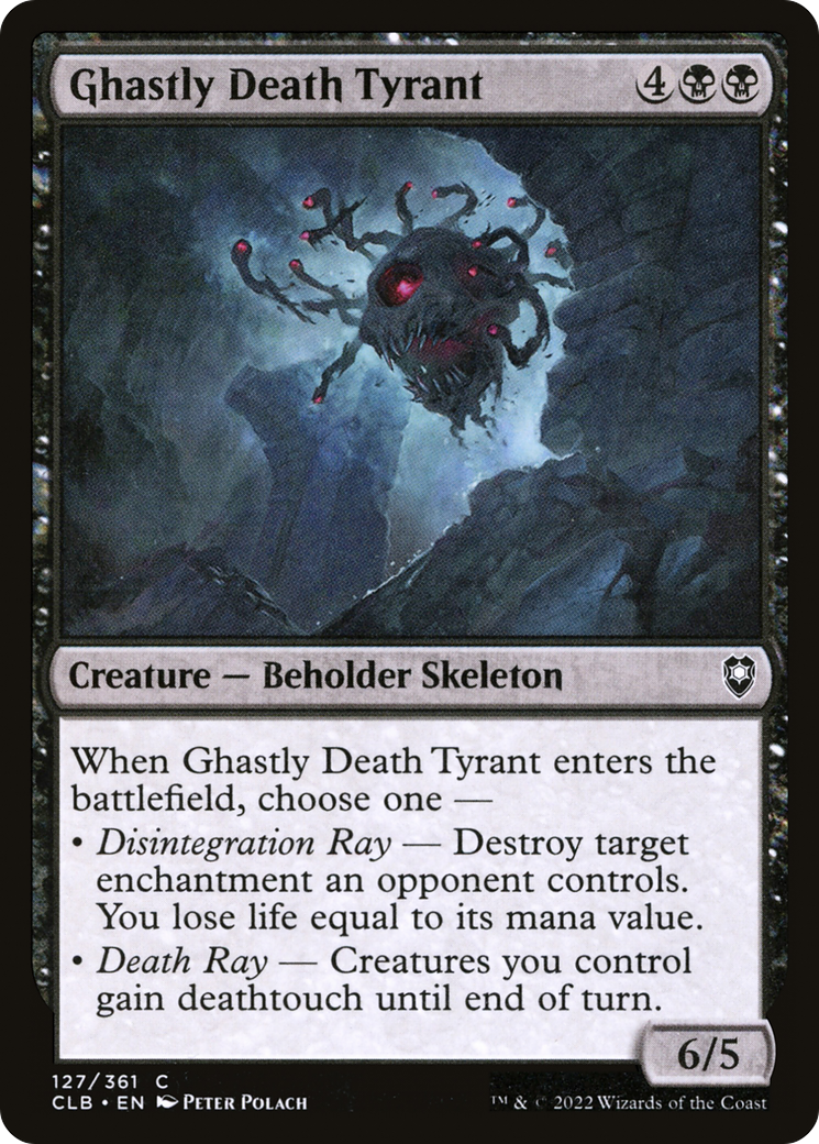 Ghastly Death Tyrant [Commander Legends: Battle for Baldur's Gate]