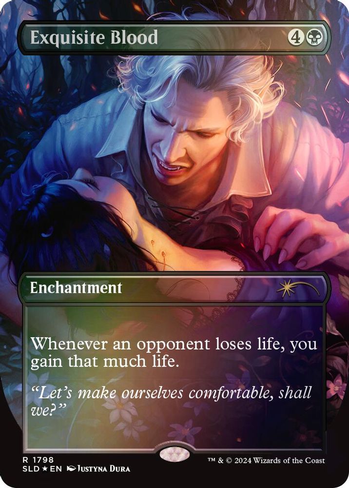 Exquisite Blood (Rainbow Foil) [Secret Lair Drop Series]