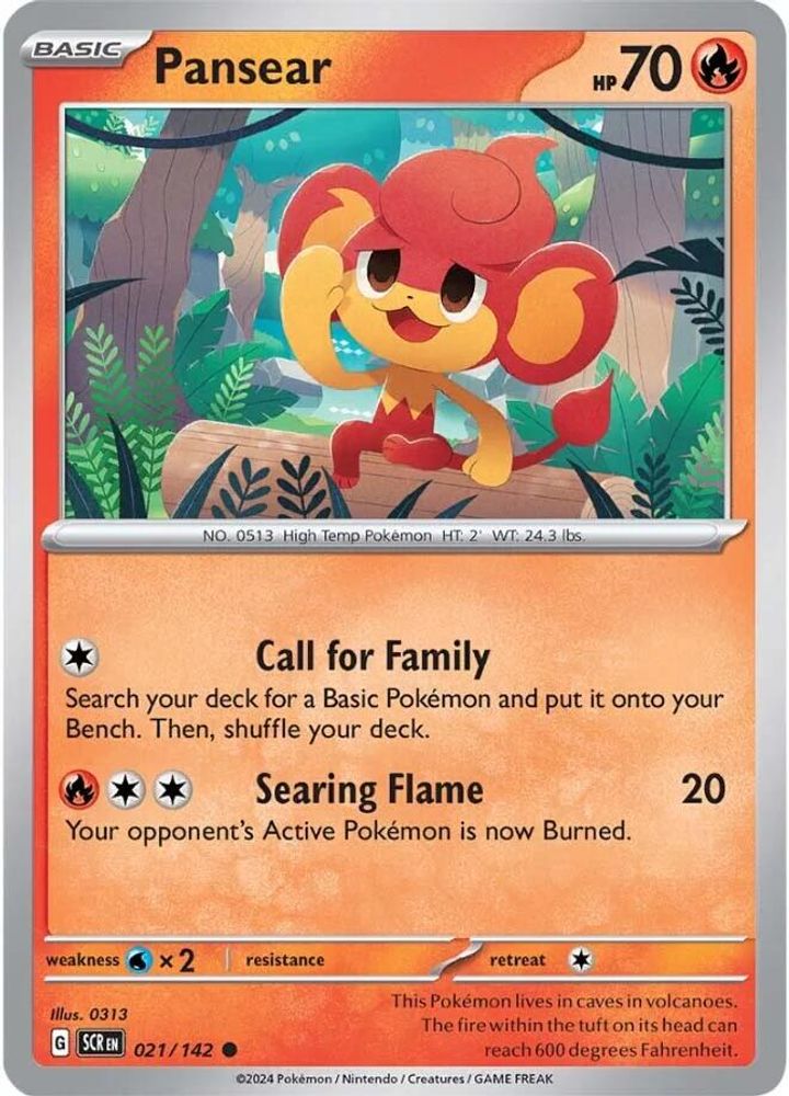 Pansear (021/142) [Scarlet & Violet: Stellar Crown]