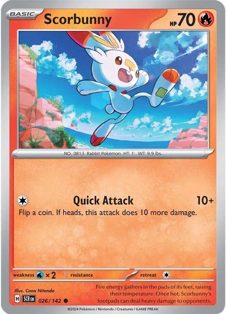 Scorbunny (026/142) [Scarlet & Violet: Stellar Crown]
