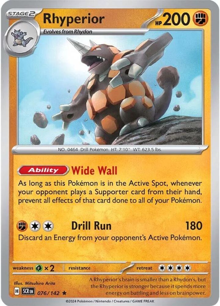 Rhyperior (076/142) [Scarlet & Violet: Stellar Crown]