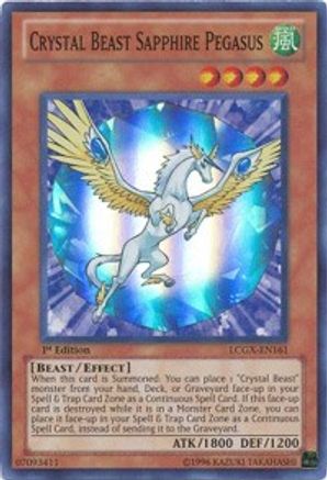 Crystal Beast Sapphire Pegasus [LCGX-EN161] Super Rare