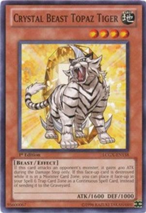 Crystal Beast Topaz Tiger [LCGX-EN158] Common