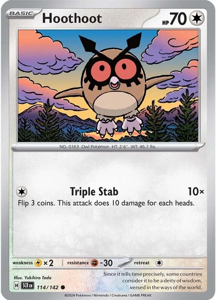 Hoothoot (114/142) [Scarlet & Violet: Stellar Crown]
