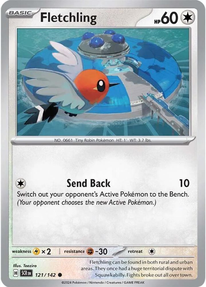 Fletchling (121/142) [Scarlet & Violet: Stellar Crown]