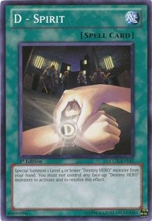 D - Spirit [LCGX-EN142] Common