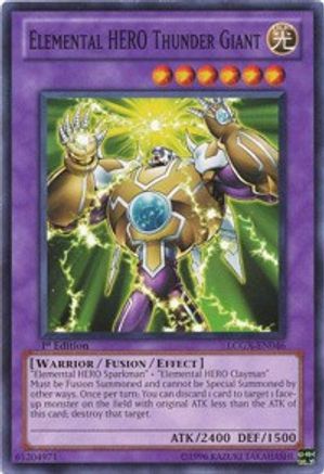 Elemental HERO Thunder Giant [LCGX-EN046] Common