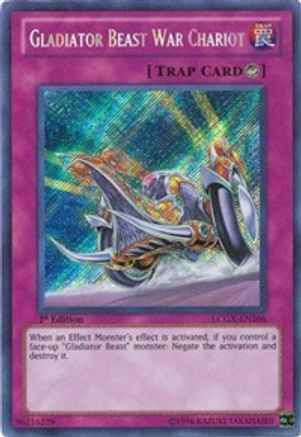 Gladiator Beast War Chariot [LCGX-EN266] Secret Rare