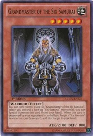 Grandmaster of the Six Samurai [LCGX-EN226] Common
