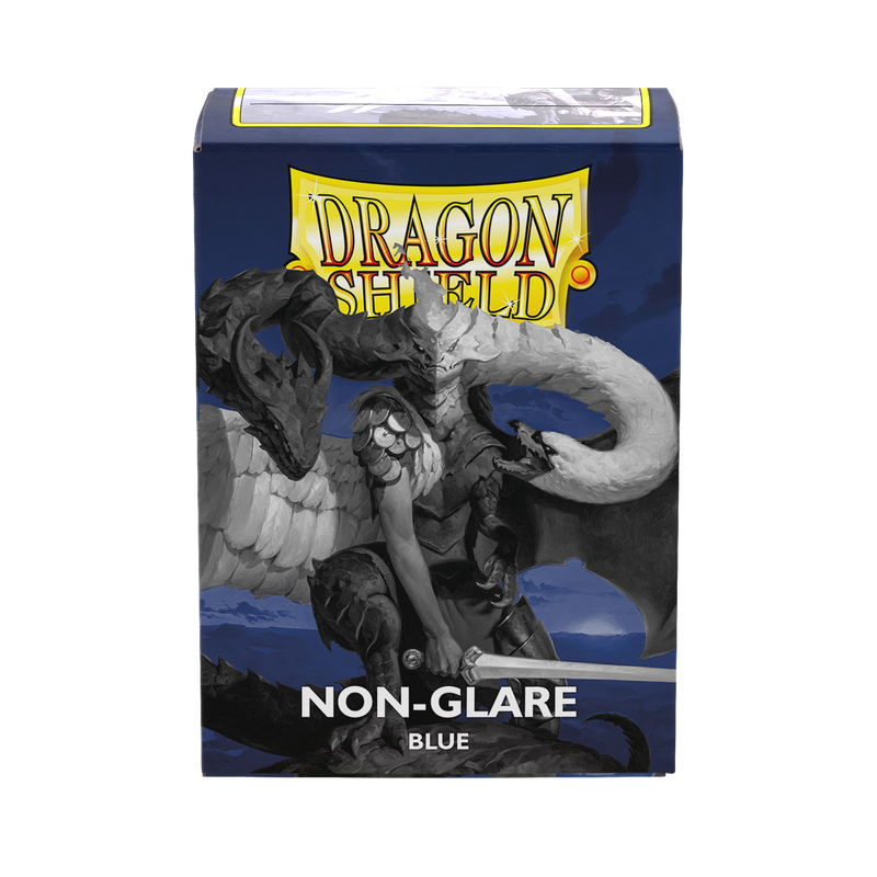 Dragon Shield Non-Glare Matte Blue Sleeves (100-Pack)